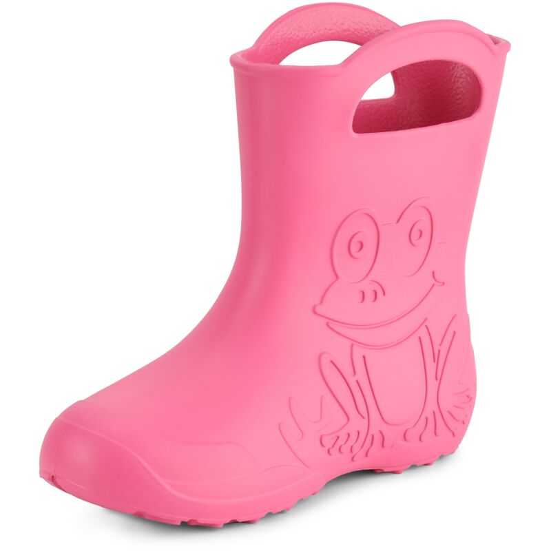 Ladeheid Eva Gummistiefel Damen Federleichte Wasserdichte Damenschuhe Regenschuhe La-ca-09 (rosa, 38/39 Eu)