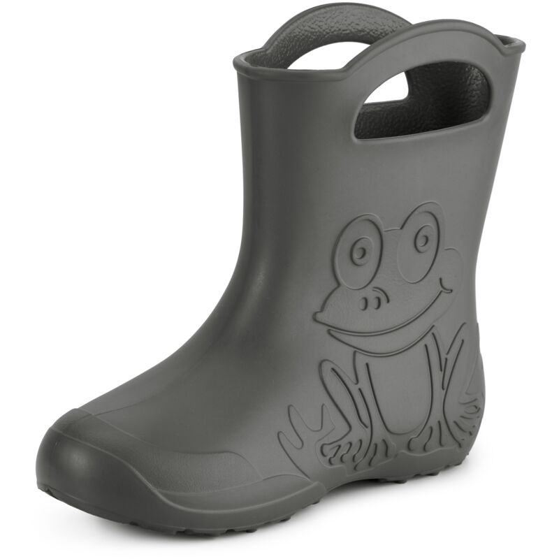 Ladeheid Eva Gummistiefel Damen Federleichte Wasserdichte Damenschuhe Regenschuhe La-ca-09 (carbone, 40/41 Eu)