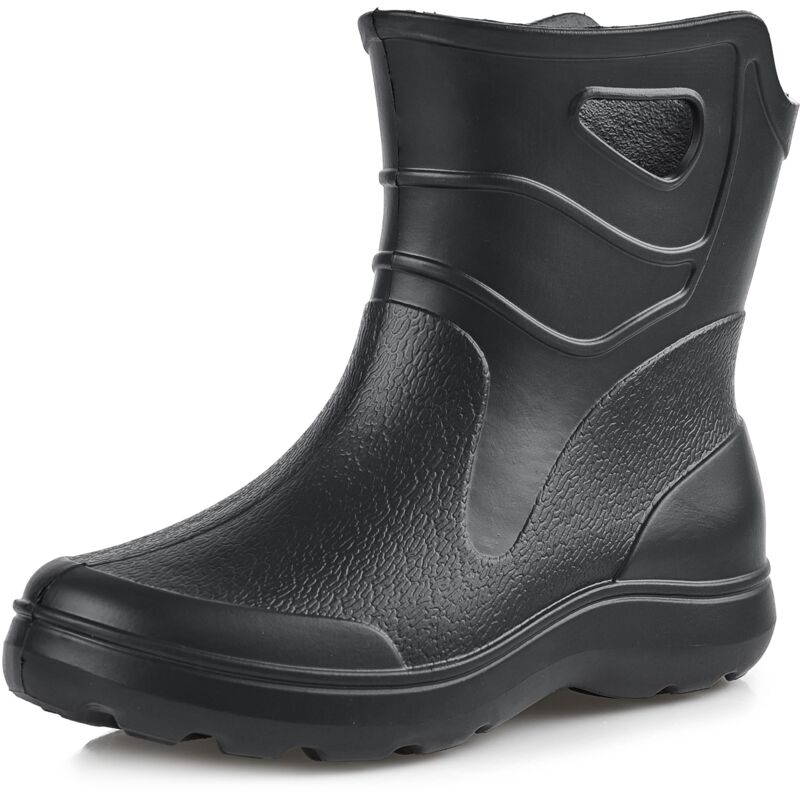 Ladeheid Gummistiefel Damen Leichte Eva Wasserfeste Schuhe Damen Bequeme Und Komfortable Gummischuhe Kl027d (schwarz, 37 Eu)