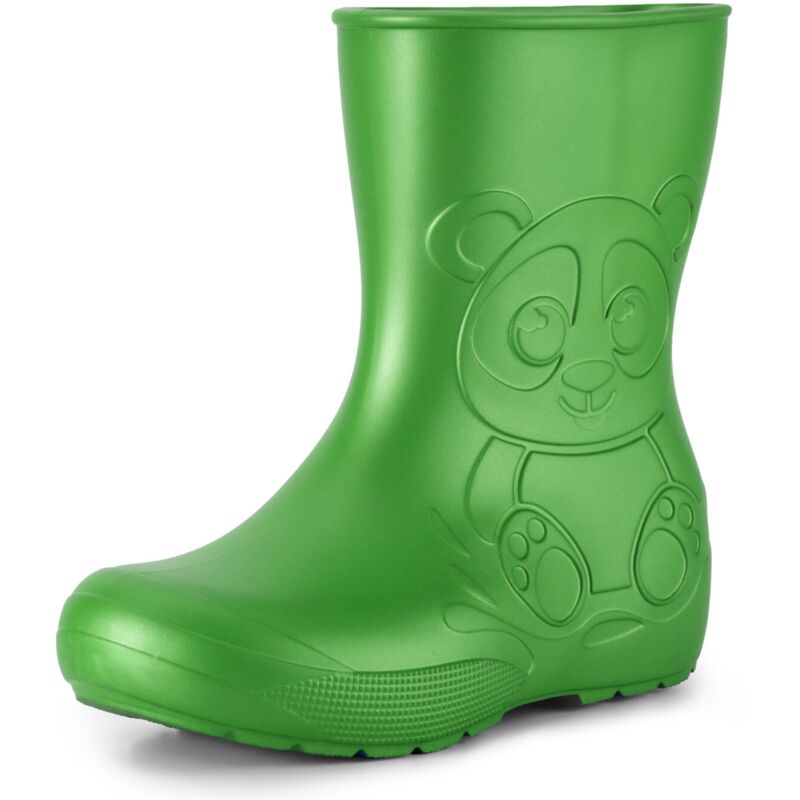 Ladeheid Gummistiefel Kinder Eva Federleichte Regenschuhe Für Jungen Und Mädchen La-ca-10 (smaragdgrün, 32/33 Eu)