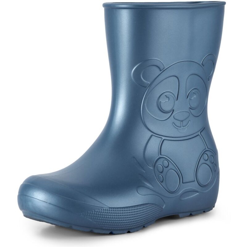 Ladeheid Gummistiefel Kinder Eva Federleichte Regenschuhe Für Jungen Und Mädchen La-ca-10 (metallisches Blau-2, 22/23 Eu)