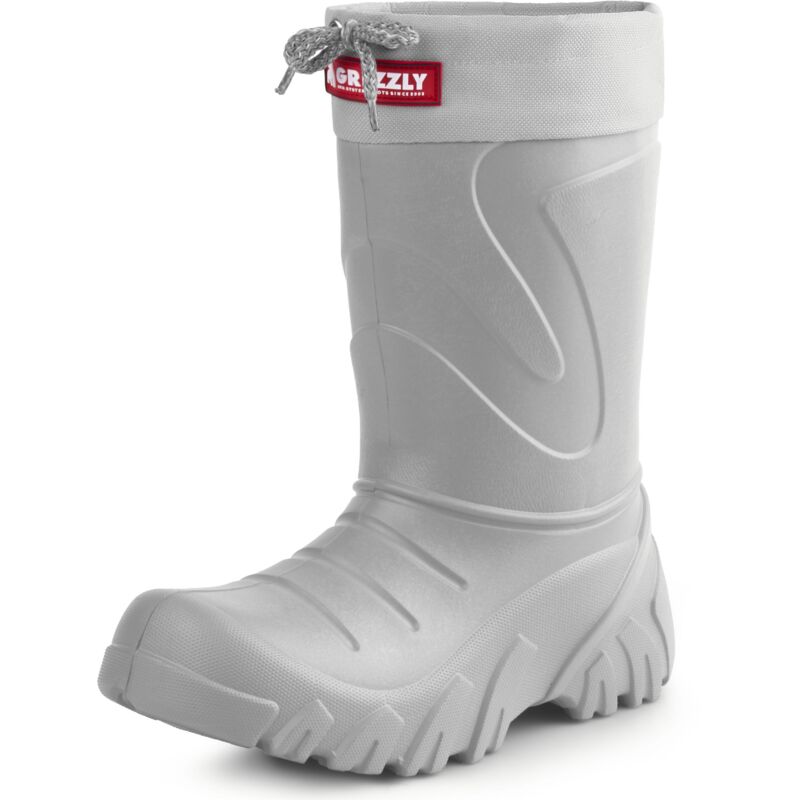 Ladeheid Kinder Mädchen Jungen Federleichte Eva Winter Thermo Gummistiefel Gefüttert La-835 (grau, 22/23 Eu)