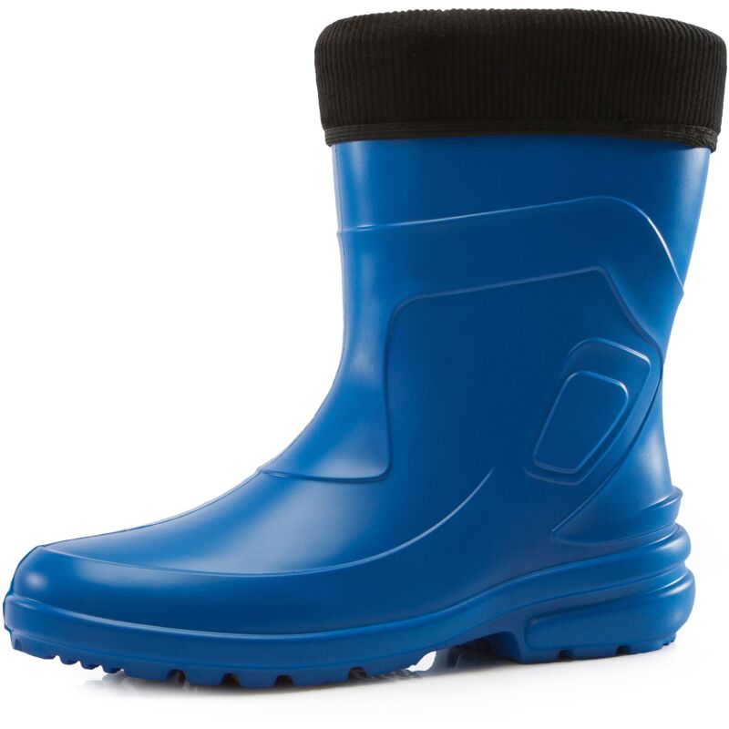 Ladeheid Thermo Eva Gummistiefel Damen Gefüttert Wasserdichte Und Federleichte Regenstiefel Damen La-800-2017 (kornblume/schwarz, 42 Eu)