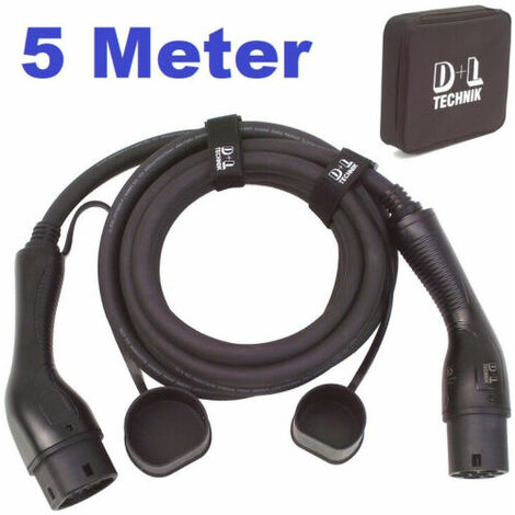 Ladekabel 22 kW 5m für Elektroauto Hybrid PKW, Typ2  3-phas. Wallbox Gerät 55863