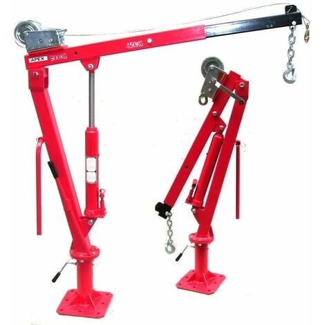 Ladekran mit Seilwinde 900kg Pickup Kran 06157 Hebekran 0,9 to Schwenkkran Winde