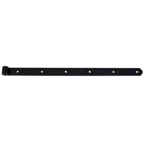 Ladenband L.600mm STA schwarz kunststoffbeschich.gerundet