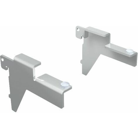 Ladenbausystem Single/Twin Konsole für Glas 100 mm grau