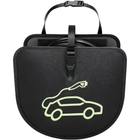 Ladetasche für Elektroautos, Hängeaufbewahrungstasche, Auto-Organizer, Tasche für Ladekabel von Elektroautos, 600D Oxford-Gewebe, geeignet zur Aufbewahrung im Kofferraum oder
