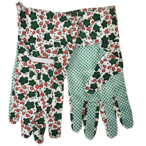 Ladies Classic Lightweight Floral Gardening Gloves