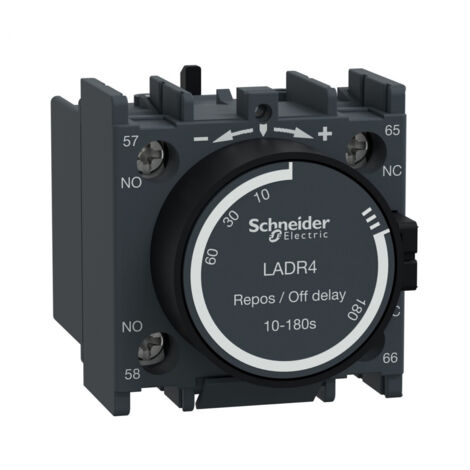 LADR4 10-180s , AU REPOSl BLOC ADDITIF Temporisé , SCHNEIDER