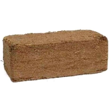 Ladrillo Sustrato Fibra de Coco 100% Natural. 600 Gr. 8 Litros