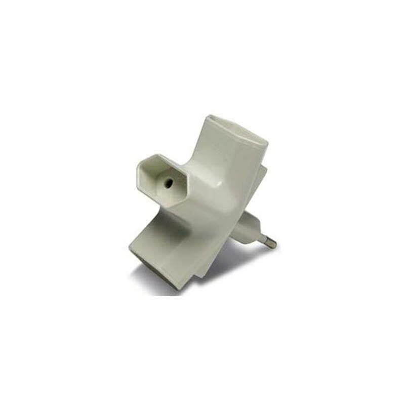 

Adaptador Electricidad 40X90X80 10A-250V Triple Policarbonato Blanco Famat