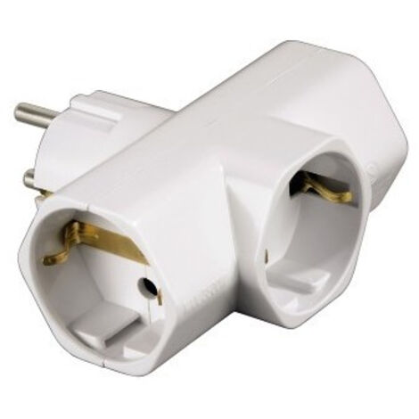 Ladrón de enchufe Hama 00108876 Blanco 3680 W 250 V