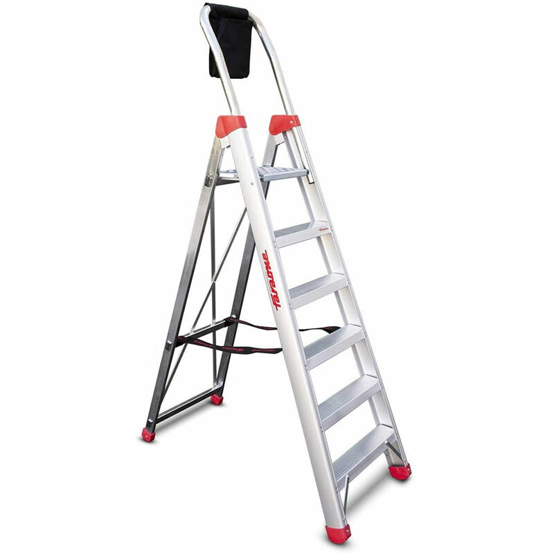 Scala in Alluminio a Forbice Lady Gradini Antiscivolo - Formato: 6 gradini