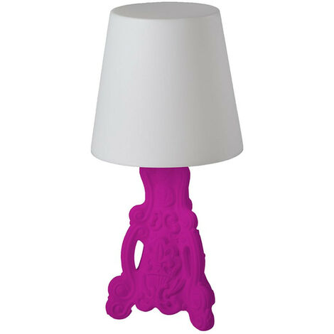 Lady of Love  Fucsia dolce  originale Slide di design lampada da appoggio di design colorata barocca interno esterno giardino soggiorno ingresso camera sala da pranzo credenza tavolo