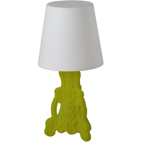 Lady of Love Verde lime originale Slide di design lampada da appoggio di design colorata barocca interno esterno giardino soggiorno ingresso camera sala da pranzo credenza tavolo