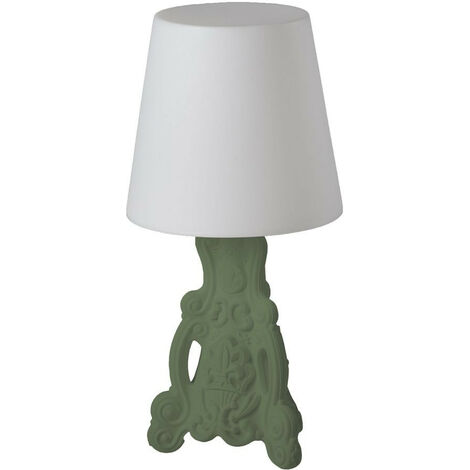 Lady of Love Verde malva originale Slide di design lampada da appoggio di design colorata barocca interno esterno giardino soggiorno ingresso camera sala da pranzo credenza tavolo
