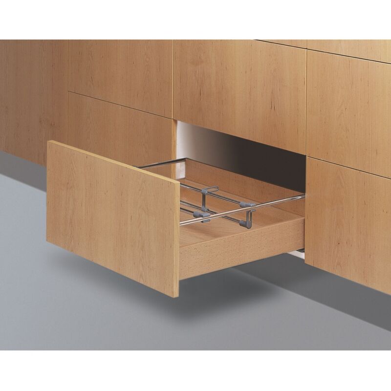 Tandem Reling-Set Inserta für Nennlänge 400mm eloxiert nickel - Blum