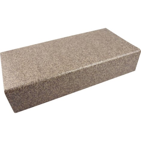 AMMONIT KERAMIK Längsschenkel Spaltplatte 24 x 11,5 x 5,2 cm schiefergrau-bunt Spaltplatte