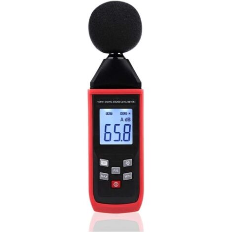 Lärmmesser, digitaler Schallpegelmesser, Lärmtester, 30–130 dB, LCD-Anzeige in Lärm-Dezibel