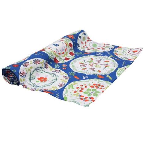 Läufer 40x140 cm in cotone blu
