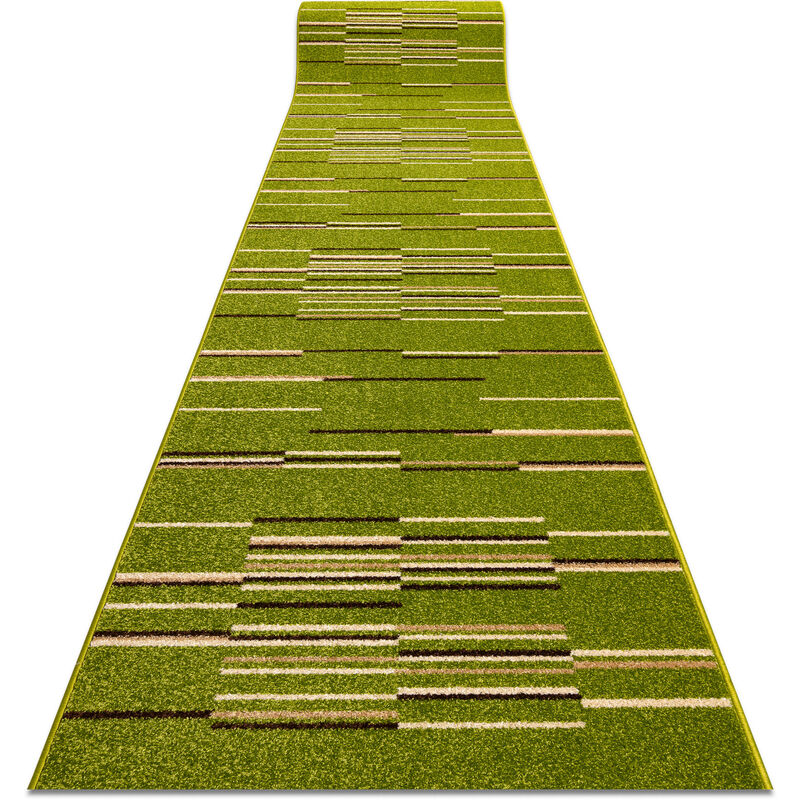 Rugsx - Läufer HEAT-SET FRYZ NELI grün 100 cm Grüntönen 100x110 cm