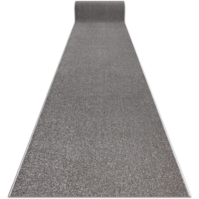 Rugsx - Läufer KARMEL Glatt, einfarbig grau 160 cm Grau und Silbertönen 160x280 cm