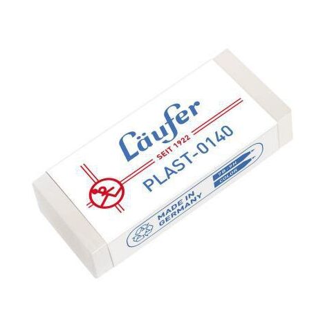 Läufer Radierer Plast 01400 Kunststoff transluzent
