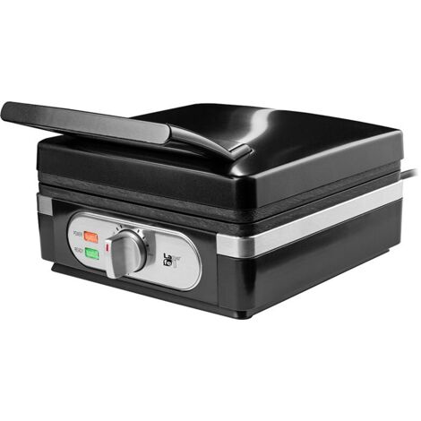 Lafe GFB-003 Gaufrier Noir Puissant 1400 W