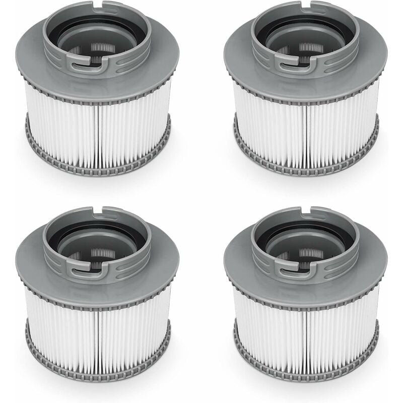 Lafiucy Filtre de Remplacement pour mspa FD2089, Pompe à Cartouche Filtrante pour Piscine Hot Subs et Spas, 4PCS