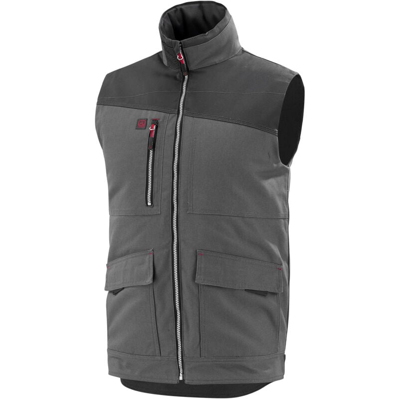 Bodywarmer hammer gris acier / gris charcoal s