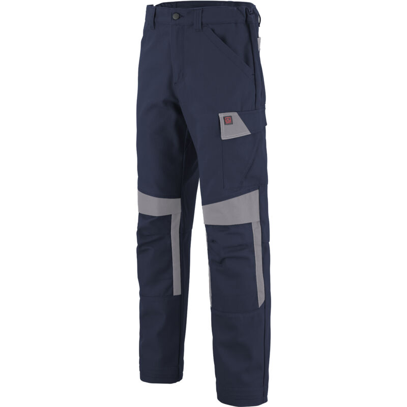 Pantalon muffler bleu marine / mineral gris l - FR(48-50)