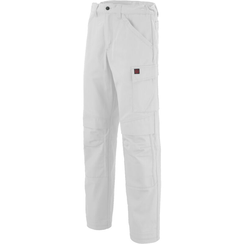 Pantalon basalte coton/polyester blanc l - FR(48-50)