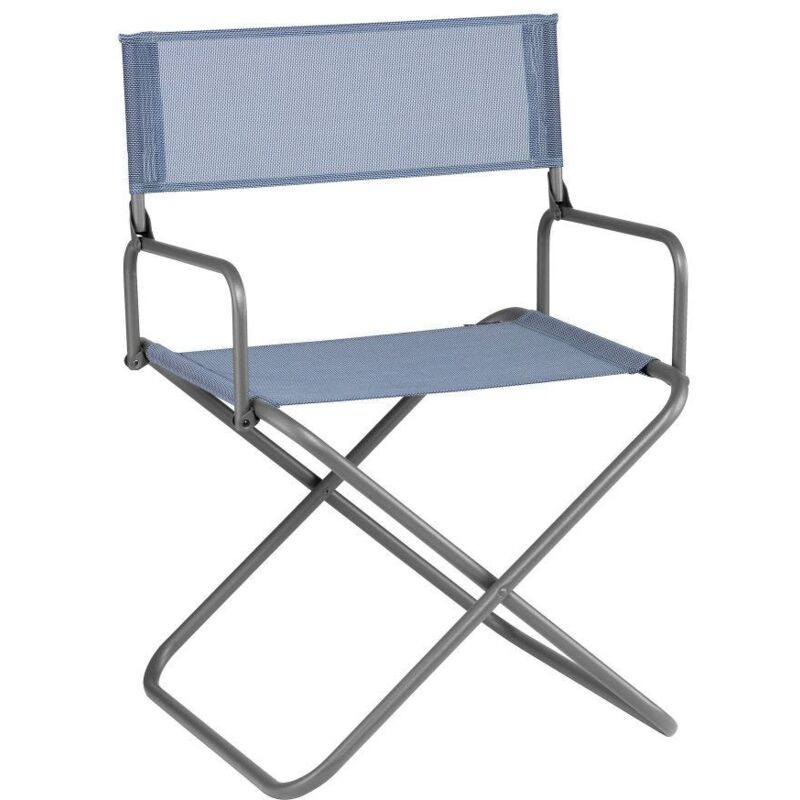 Lafuma Mobilier - Fauteuil / Chaise de Camping et Plage - Pliable Compact et Léger - Fgx Xl - Batyline® Iso - Bleu Ocean