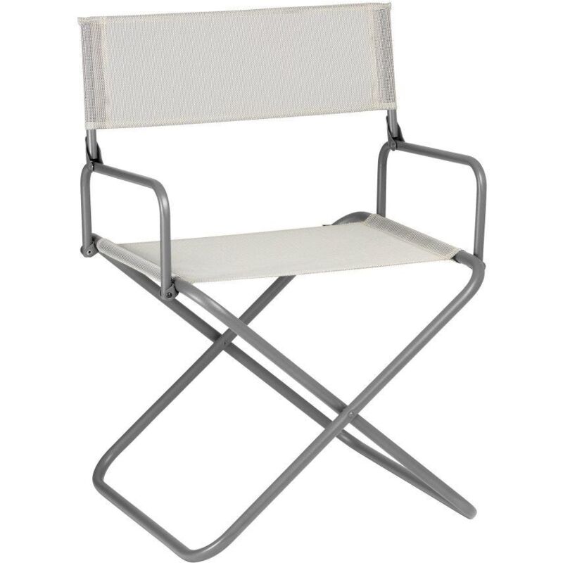 Lafuma Mobilier - Fauteuil / Chaise de Camping et Plage - Pliable Compact et Léger - Fgx Xl - Batyline® Iso - Beige Seigle