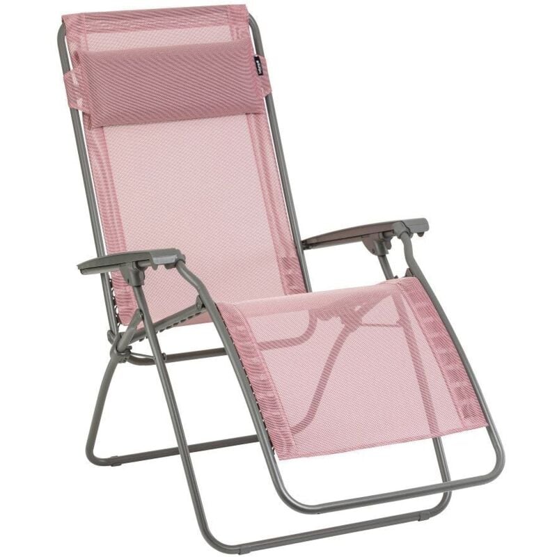 Fauteuil Relax Jardin - Chaise Longue Zéro Gravité - Rclip - Batyline® Iso - Rose Cerisier Lafuma Mobilier
