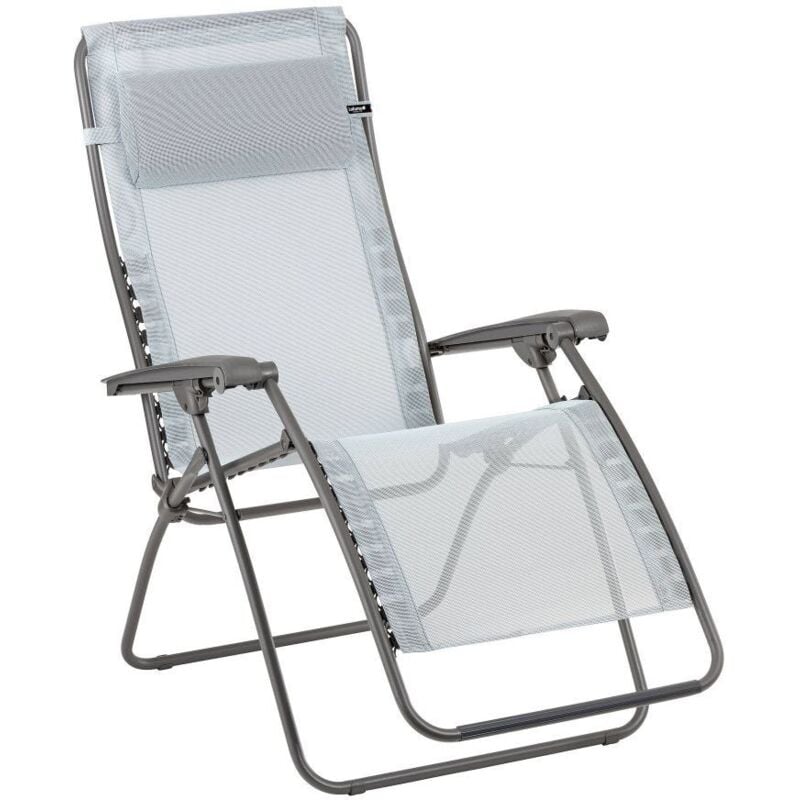 Fauteuil Relax Jardin - Chaise Longue Zéro Gravité - Rsxa Clip - Batyline® Iso - Bleu Ciel Lafuma Mobilier