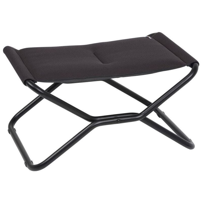 Repose-jambes / Tabouret Matelassé Pliant - Next - Aircomfort® - Noir Acier Lafuma Mobilier