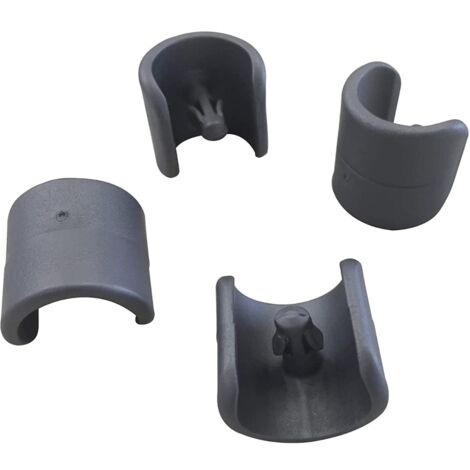 Lafuma Mobilier Set di 4 piedini per sedie a sdraio, Diametro: 20 mm, Colore: Antracite, LFM2843-1229