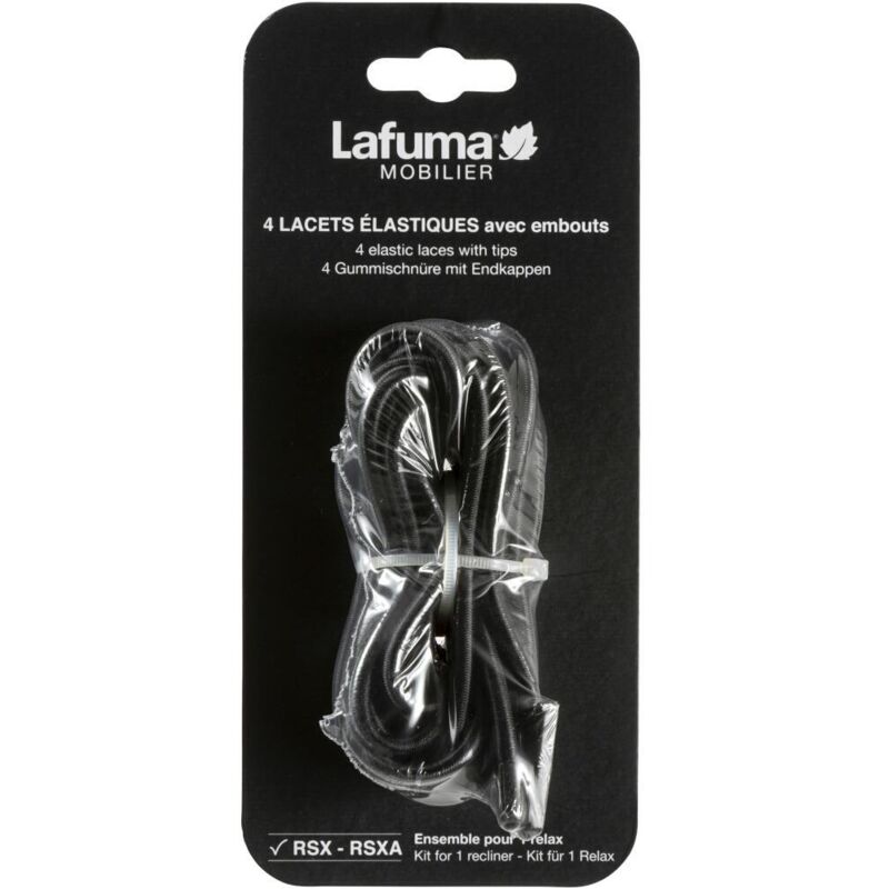 Lafuma Mobilier - Ersatzgummis Für Die Liegestühle Rsx Und Rsxa Lafuma Lfm2322 Noir