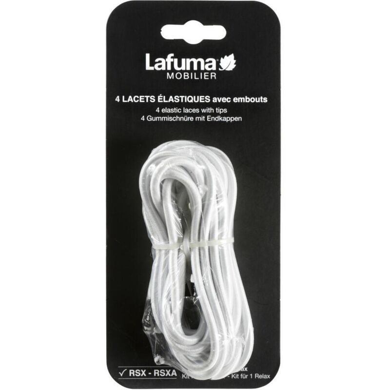 Lafuma Mobilier - Ersatzgummis Für Die Liegestühle Rsx Und Rsxa Lafuma Lfm2322 Blanc