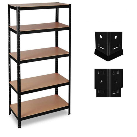 Lagerregal 180x90x60 schwarz