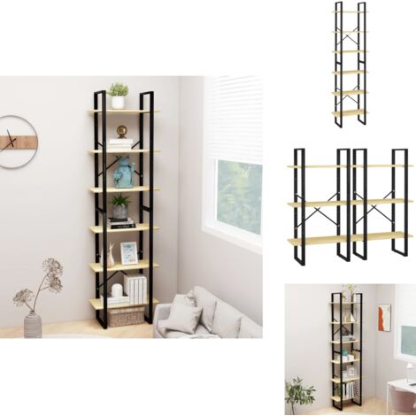 Lagerregal 60x30x210 cm Massivholz Kiefer - Regal - Holzregal - Bücherregal - Speicherplatz - Küchenregal