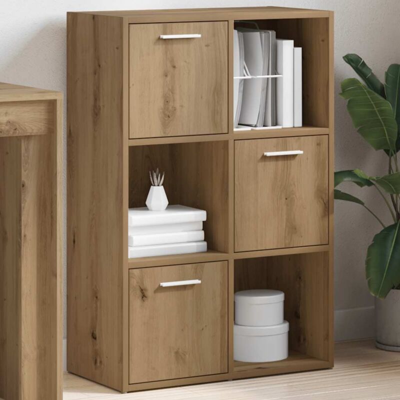 Vidaxl - Bücherschrank Artisan-eiche 60, 5x30x90 Cm Holzwerkstoff