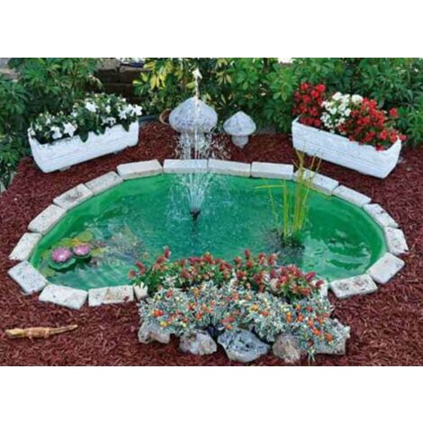 Laghetto Termoformato Nemi, Bacino, Laghetto da Giardino, Giochi d'Acqua