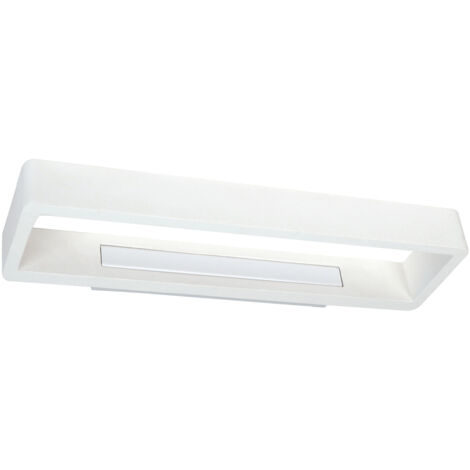 LAGON Applique Mur plâtre blanc LED intég. 7W 3000K ARIC 50842