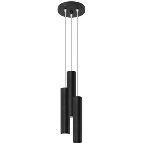 LAGOS 3P black pendant lamp