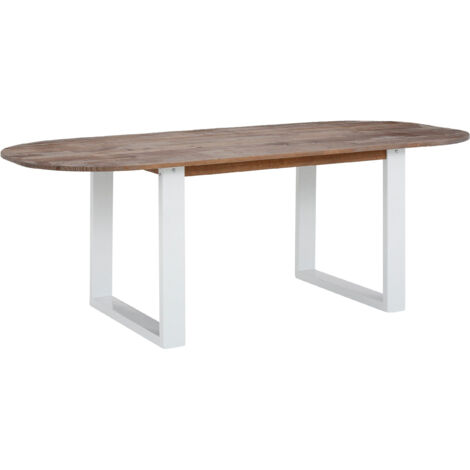 Lagos-Table à manger 180 cm 8 places en Brun Pin