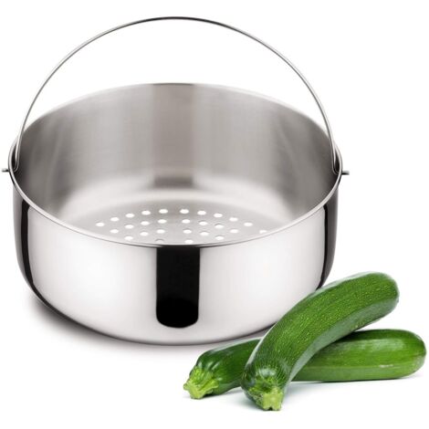 Lagostina Cestello Cuocivapore per Pentole a Pressione, Ø 22 cm, 5 litri