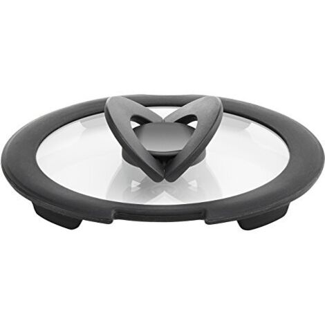 Lagostina Coperchio Vetro 16cm Ingenio Manicatura Salvaspazio Bordo in Silicone